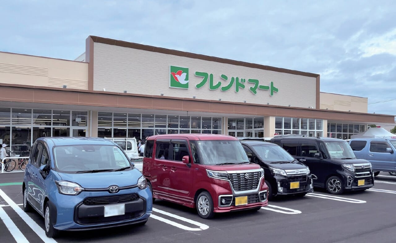 フレンドマート長浜祇園店、建て替えで集客力を強化、DSとDgSに対抗