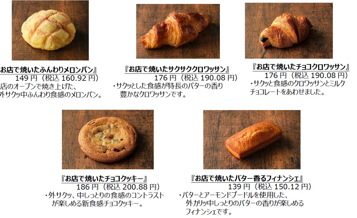 セブンの「セブンカフェベーカリー」定番商品