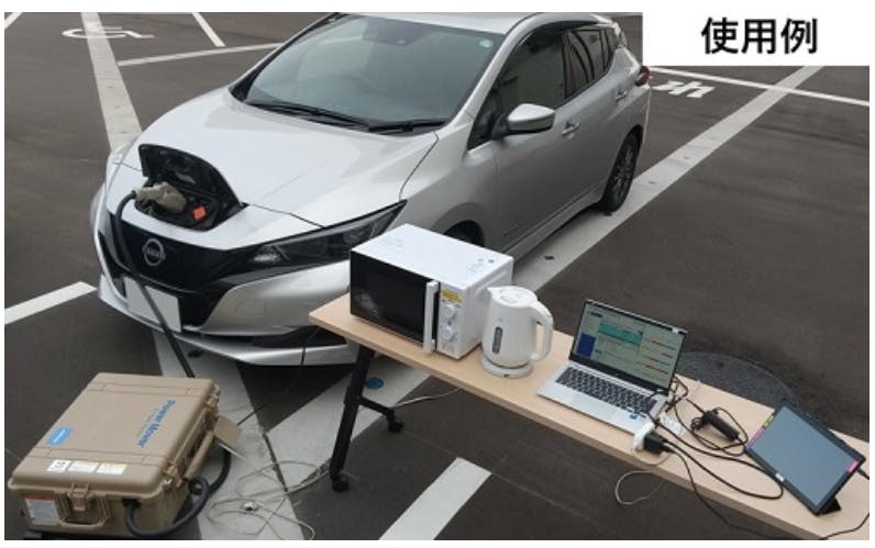 アクシアルリテイリングの電気自動車を活用した電力の供給