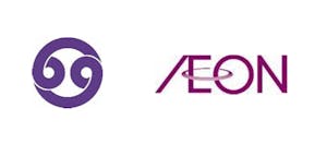 石川県野々市とイオンのロゴ