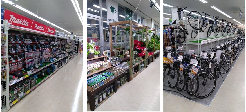 ホームセンターコーナン国立店 売場例