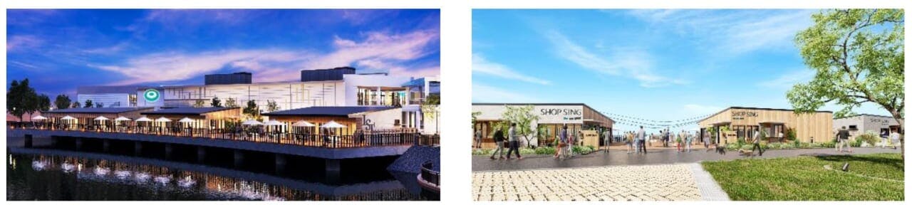 越谷レイクタウンと「Sakura Lake」イメージ