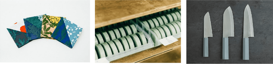 Standard Productsの地元産業をコラボした商品例