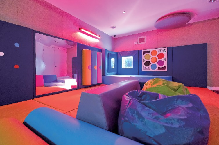 ウエストフィールド・ロンドンのセンサリー・ルーム