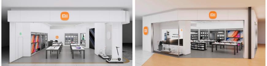 Xiaomi Store イオンモール浦和美園店とXiaomi Store イオンモール川口店