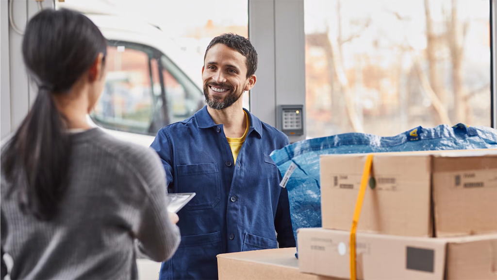 イケアの「センター受取り（小物配送専用）」イメージ