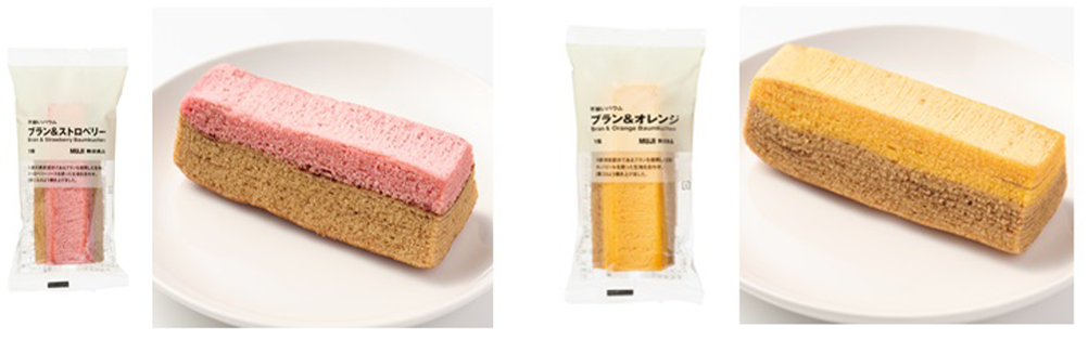 ローソンと良品計画が共同開発商品「不揃いバウム ブラン&ストロベリー」