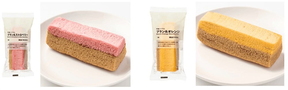 ローソンと良品計画が共同開発商品「不揃いバウム ブラン&ストロベリー」