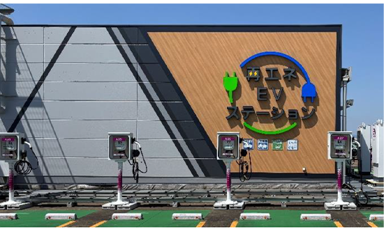 イオンモールの「再エネＥＶステーション」
