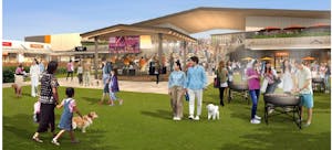 「三井アウトレットパーク 岡崎」 屋外広場 CG