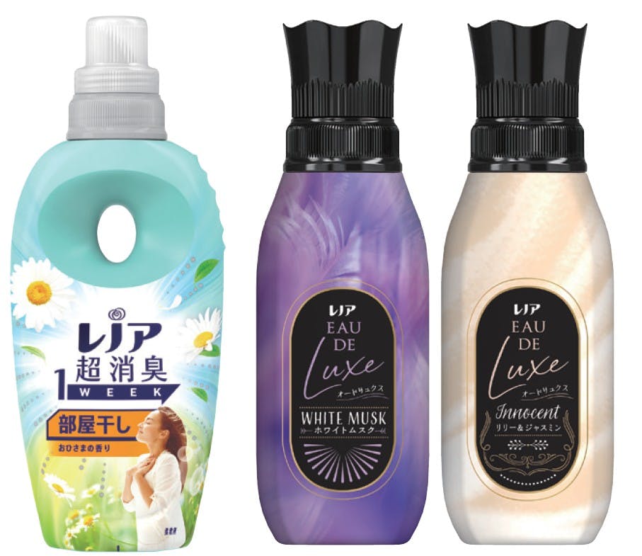 「レノア超消臭1WEEK」シリーズ（右2品）「レノアオードリュクス」