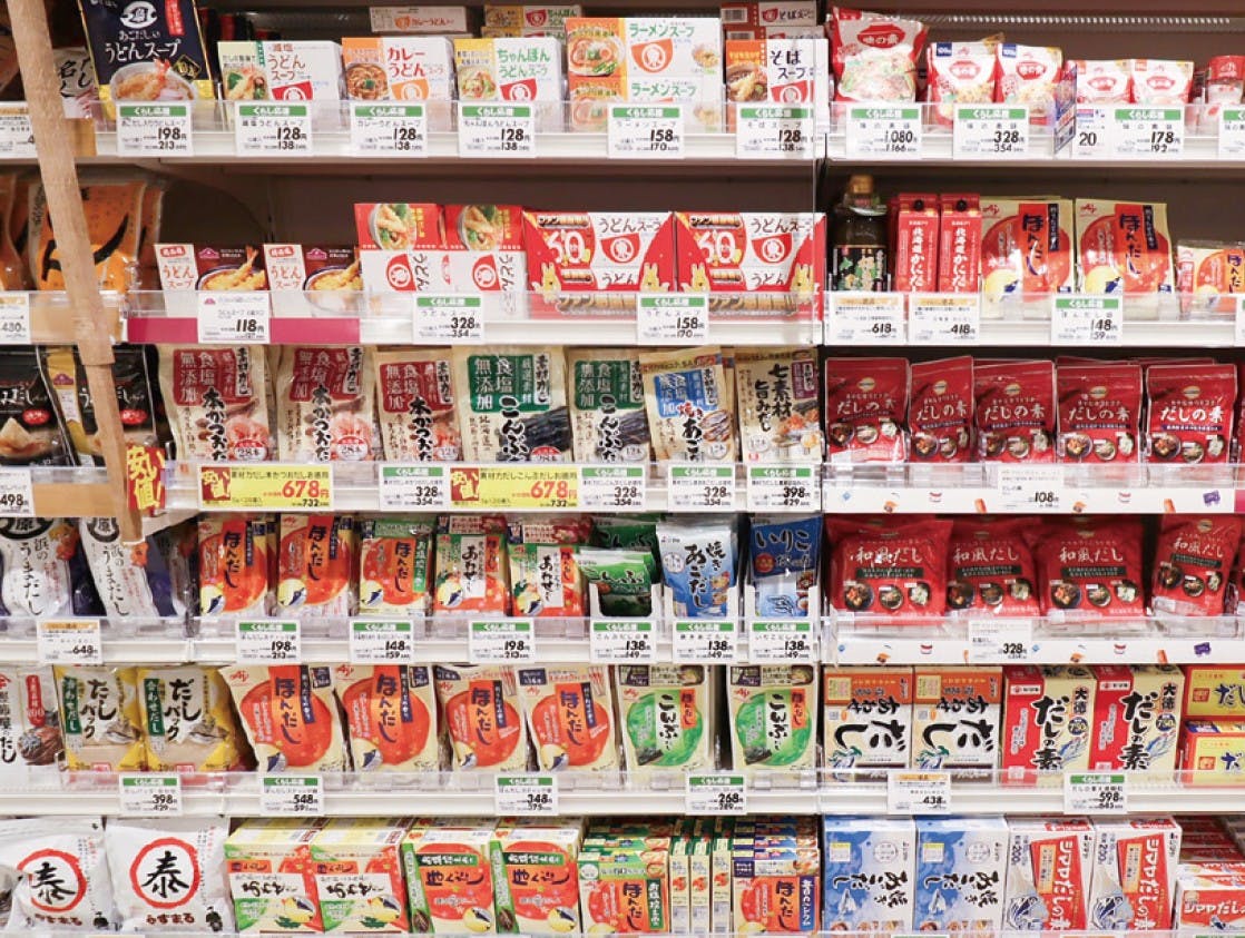 イオンスタイル伏見桃山のだしコーナー