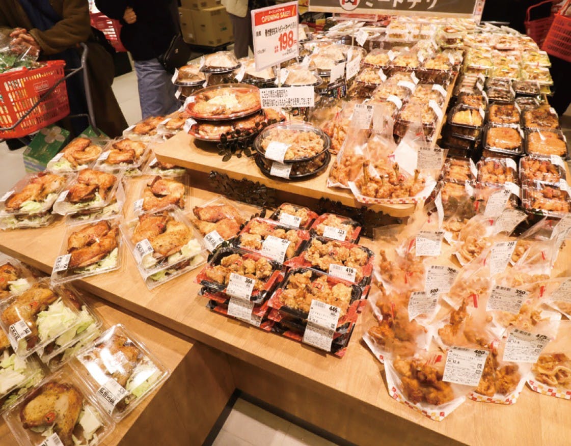 マックスバリュイオンタウン楽々園店の精肉売場