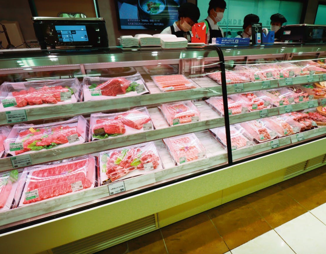 ブランデオリナス錦糸町店の精肉売場