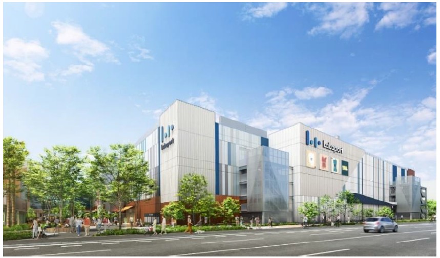 「三井ショッピングパーク ららぽーとTOKYO-BAY北館建替え計画」 外観 CG