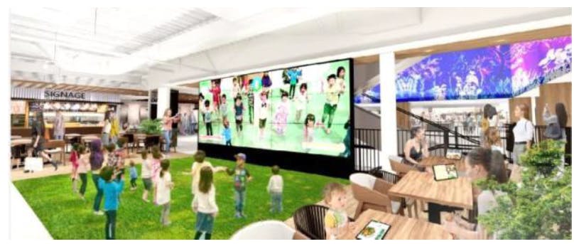 イオン相模原ショッピングセンターの「フードコート 古淵KITCHEN TERRACE（こぶちキッチンテラス）」
