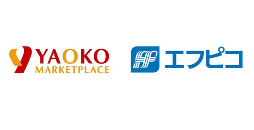 ヤオコーとエフピコのロゴ