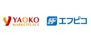 ヤオコーとエフピコのロゴ