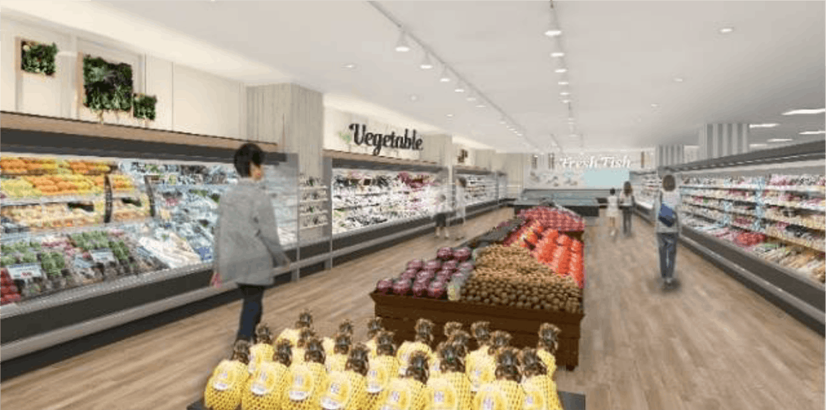 東武ストア西川口店　改装後の内装イメージ