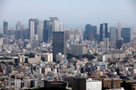 都心部の高層ビル群