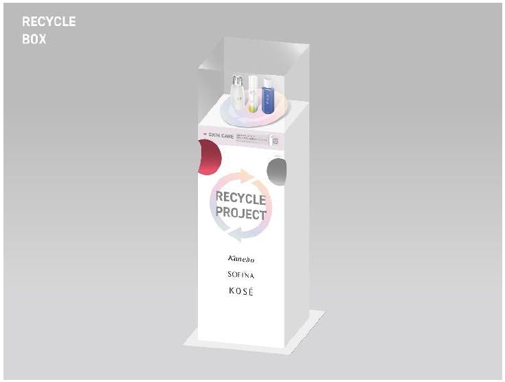 使用済み化粧品プラスチック容器回収ボックス