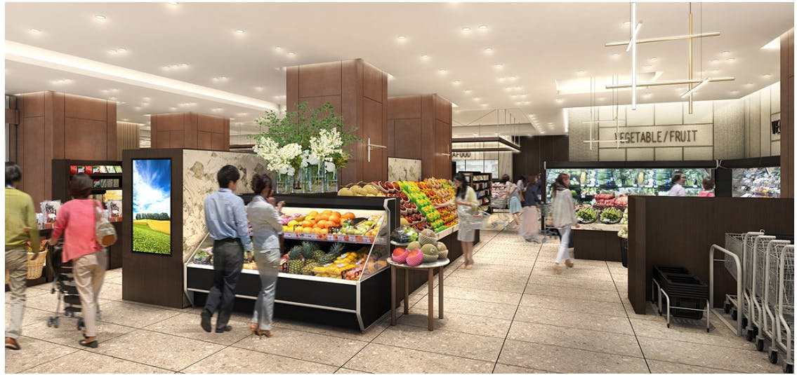 明治屋高輪ストアー 店内フロアイメージ