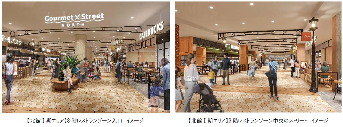 三井ショッピングパーク ららぽーとTOKYO-BAY北館　レストランゾーン