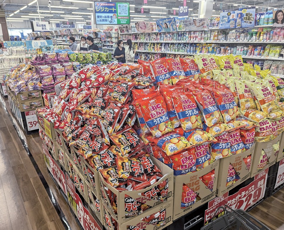 お菓子コーナー