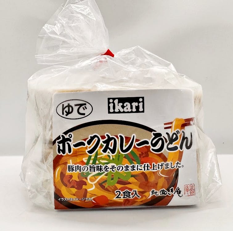 袋から出してそのまま鍋へ入れるだけの「冷凍ポークカレーうどん」（850円／2玉入り）