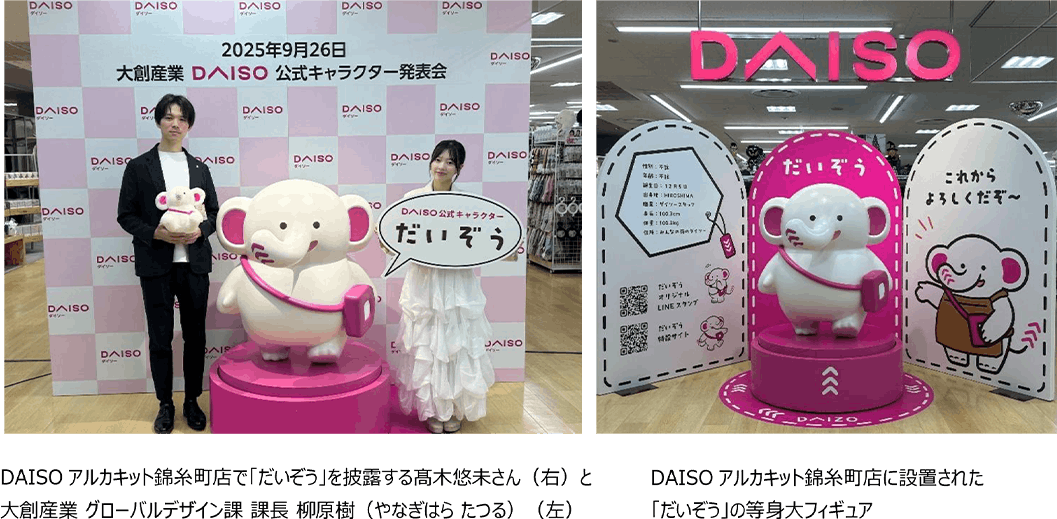 DAISOの公式キャラクター「だいぞう」