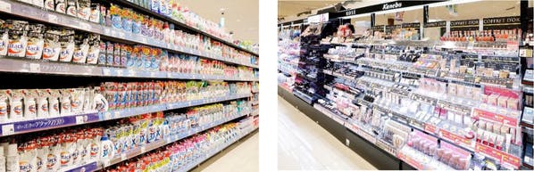 クスリのアオキ　売り場イメージ