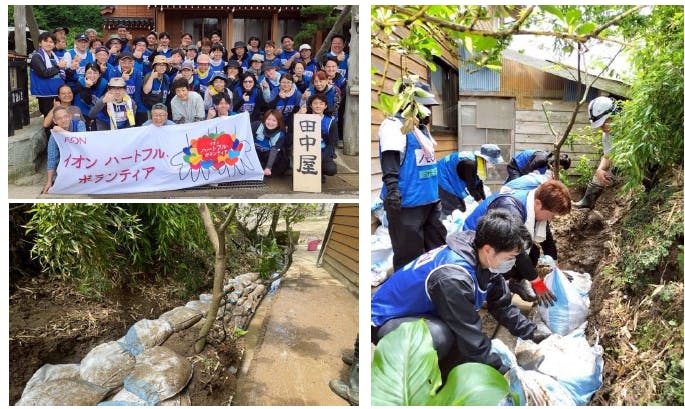 フジの能登半島地震ボランティアに参加した様子
