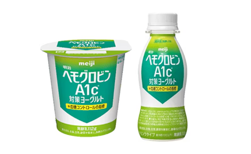 明治ヘモグロビンA1c対策ヨーグルト」とドリンクタイプ
