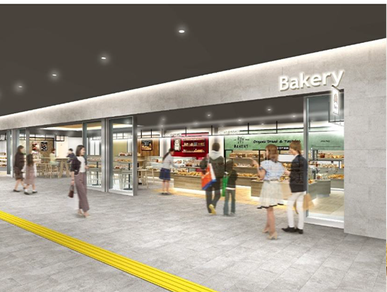 「エキュート上野」3階、ベーカリー・デリゾーン