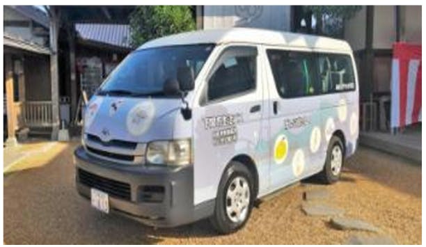 ゆめマート北九州「貨客混載AIオンデマンド交通」の実証実験に使用する車両
