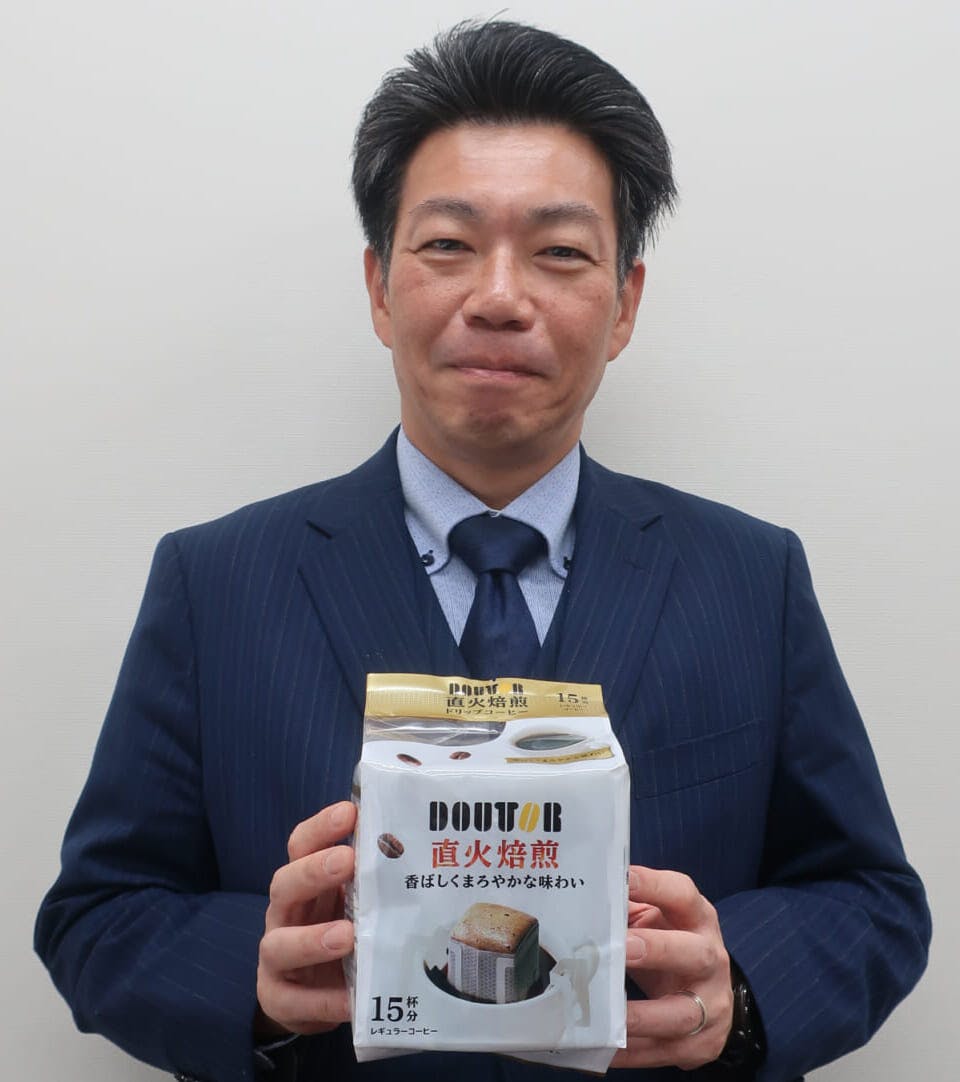 ドトール直火焙煎担当者　　谷田部 光則氏
