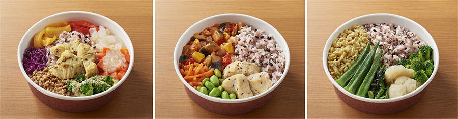 良品計画、「1/3日分の野菜を使った雑穀ごはん」3種