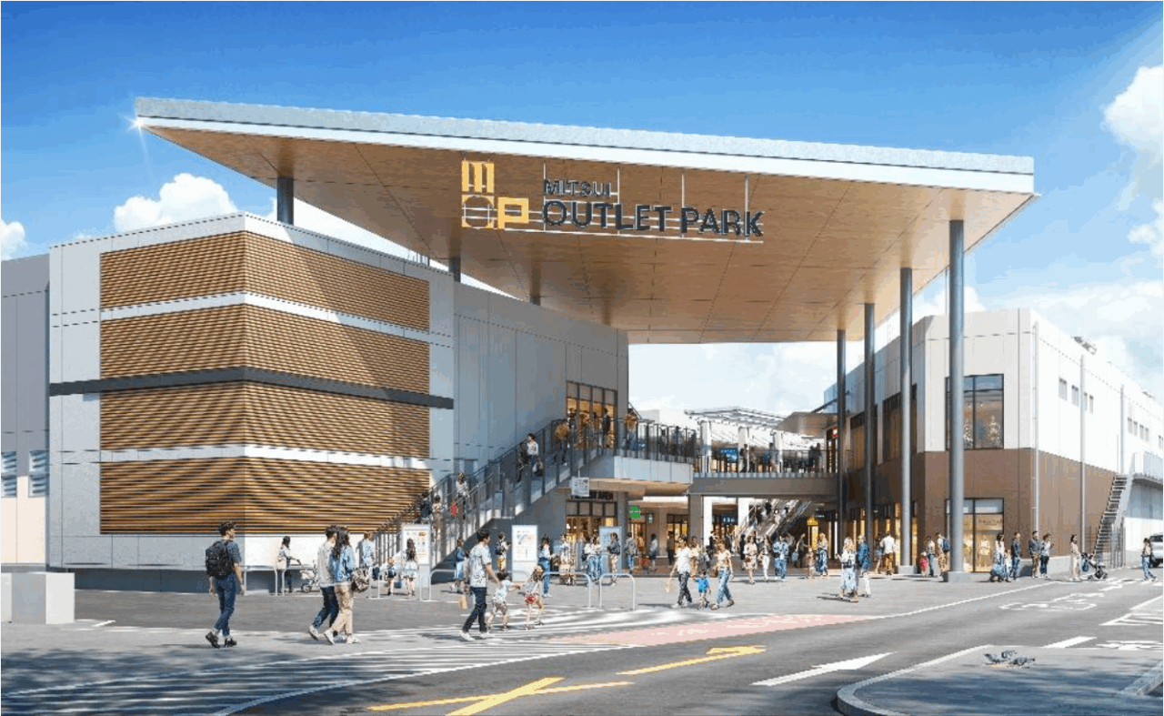「（仮称） 三井アウトレットパーク 福岡」 入口 CG