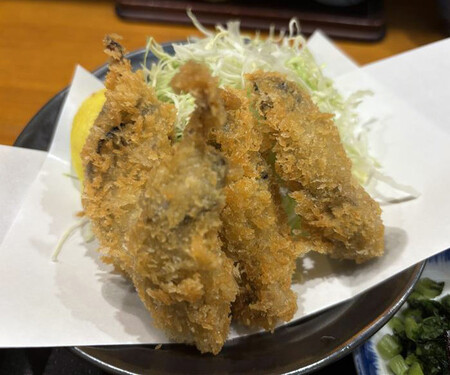 「広島料理　安芸」のカキフライ