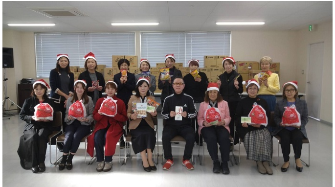 アクシアルの12月2日贈呈式の模様