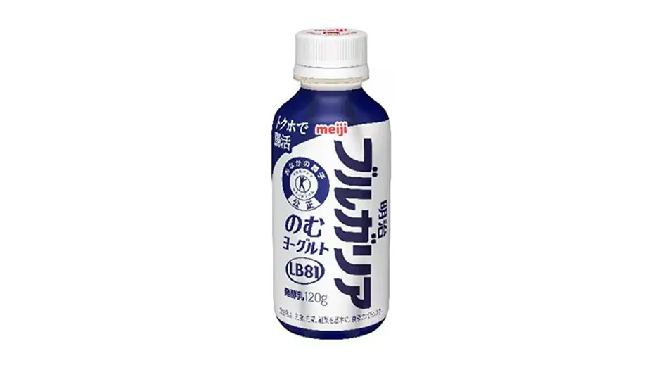 明治、特定保健用食品「ブルガリアのむヨーグルトLB81」飲みきりサイズ