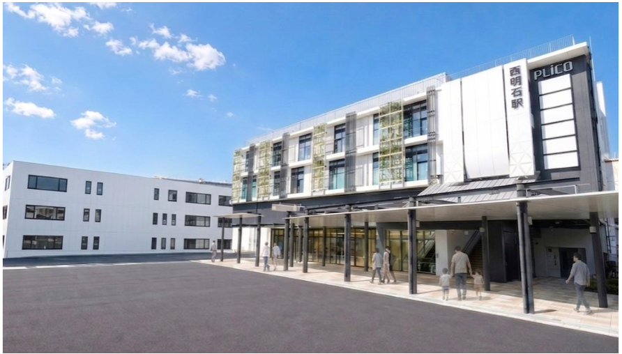 プリコ西明石 南館と新改札・駅前広場のイメージ