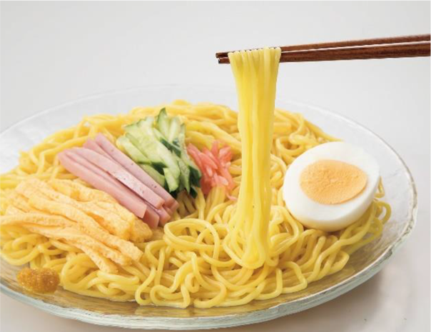 イトーヨーカ堂の「YORK DELI」の「～ツルもち極～冷やし中華 檸檬と林檎の果汁入りスープ」