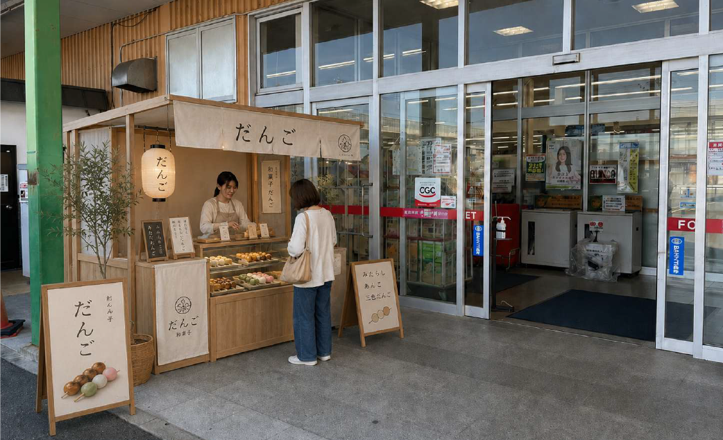 食品スーパー「一号舘」に出店するテナント